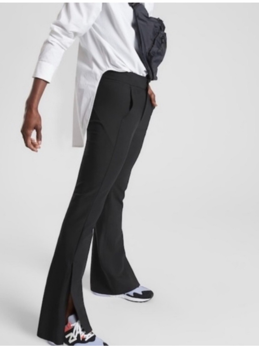 Athleta Stellar Flare Trouser in Black 2P